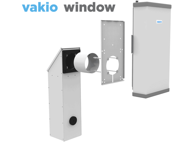 Приточно-вытяжная установка с рекуперацией тепла VAKIO WINDOW PLUS